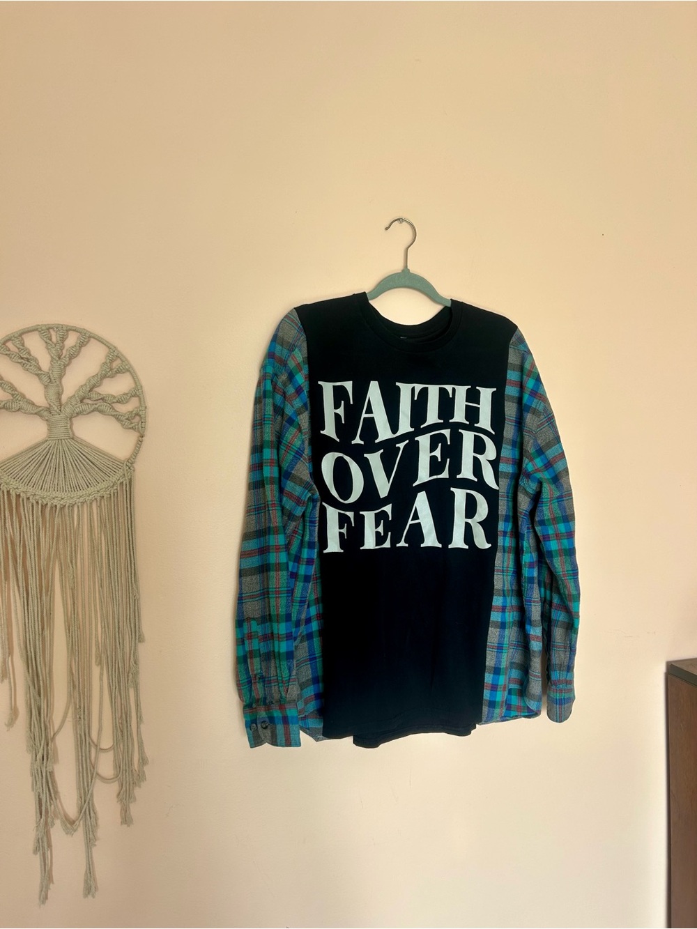 Upcycled Faith Plaid